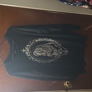 Torrid/Disney collaboration, Alice in Wonderland, sweater, black & gray, size 2